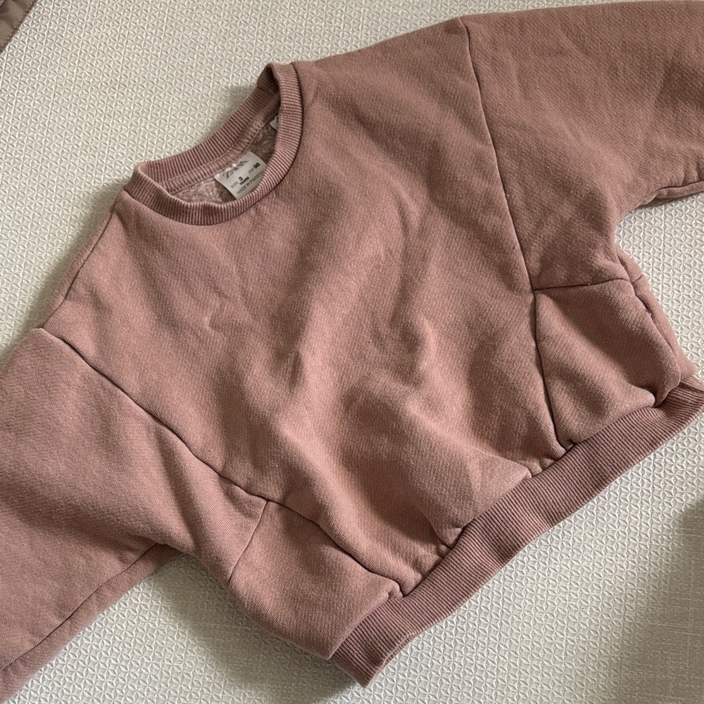 Zara Kids Pink Sweatshirt